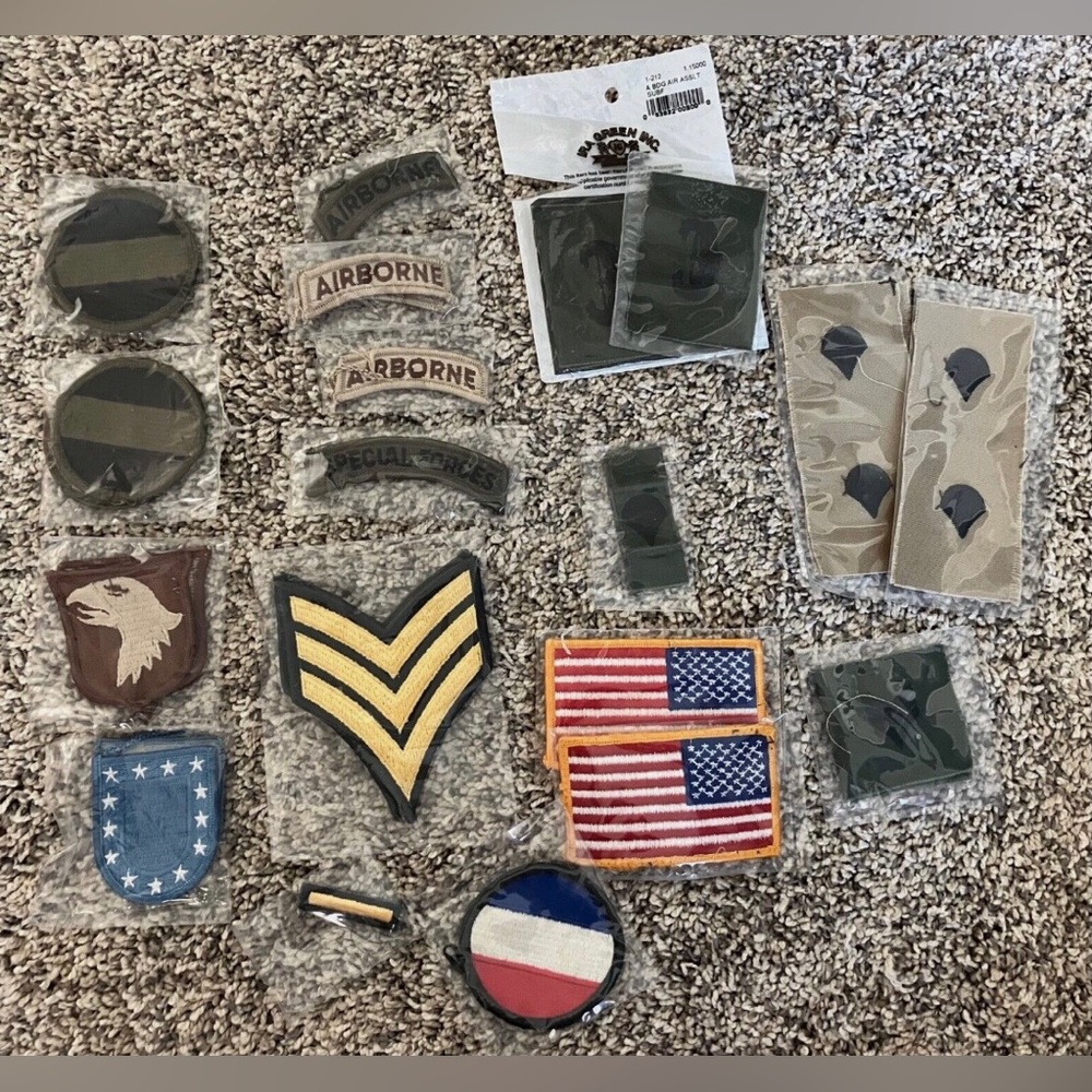 Military Patches Lot 25+ Airborne Special Forces Air Assault US Army